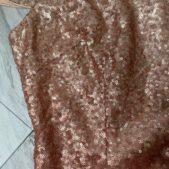 Vince Camuto Pink Ombré Sequin Cocktail - Picture 5 of 6